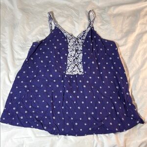 Sonoma Women's Camisole Tank in Purple Floral